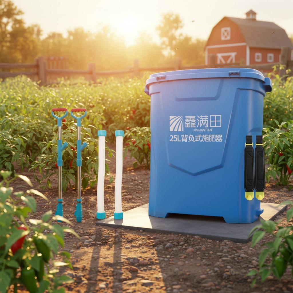 Agriculture.Farming Design - Handmatige dispenser, ergonomisch ontwerp, comfortabele riemen,