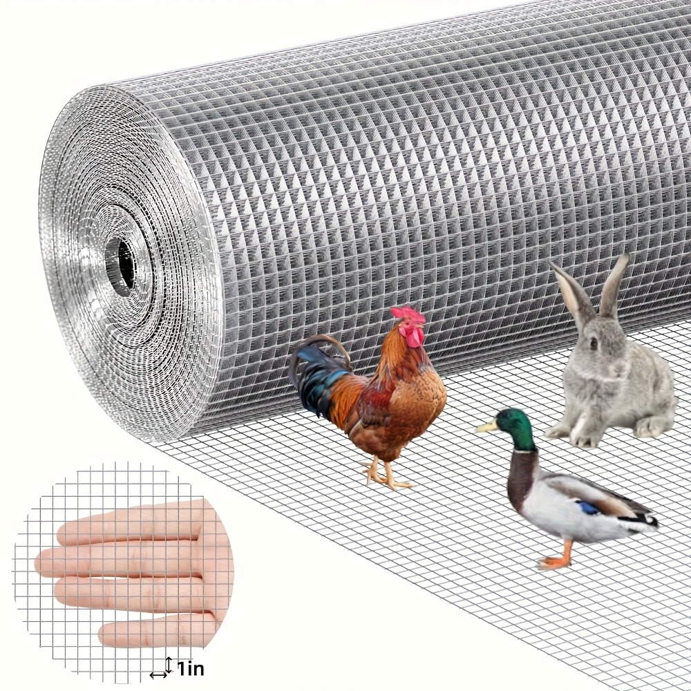 Rabbit Cage Wire - Zware gegalvaniseerde gelaste gaasrollen zijn geschikt