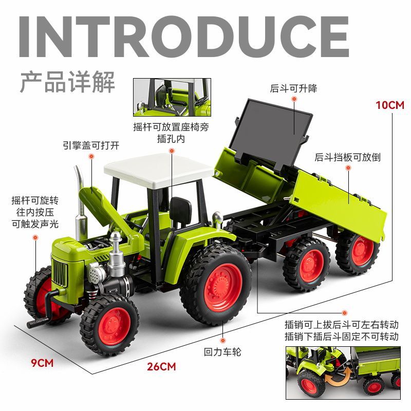 Legering landbouwtractor speel - Agriculture Farming For Kids recensie en prijs