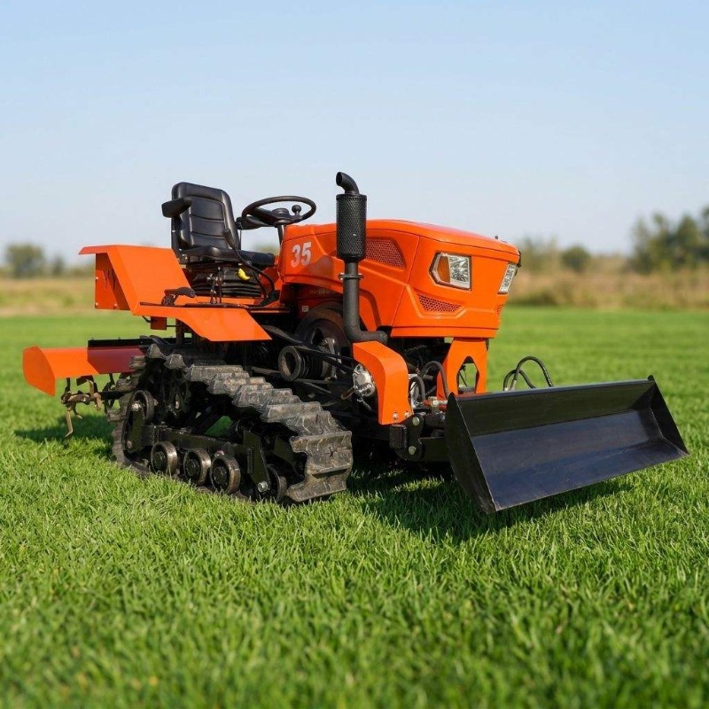 Rupsbandtractor 4WD rotorkopeg - Farming Agriculture Equipment recensie en prijs