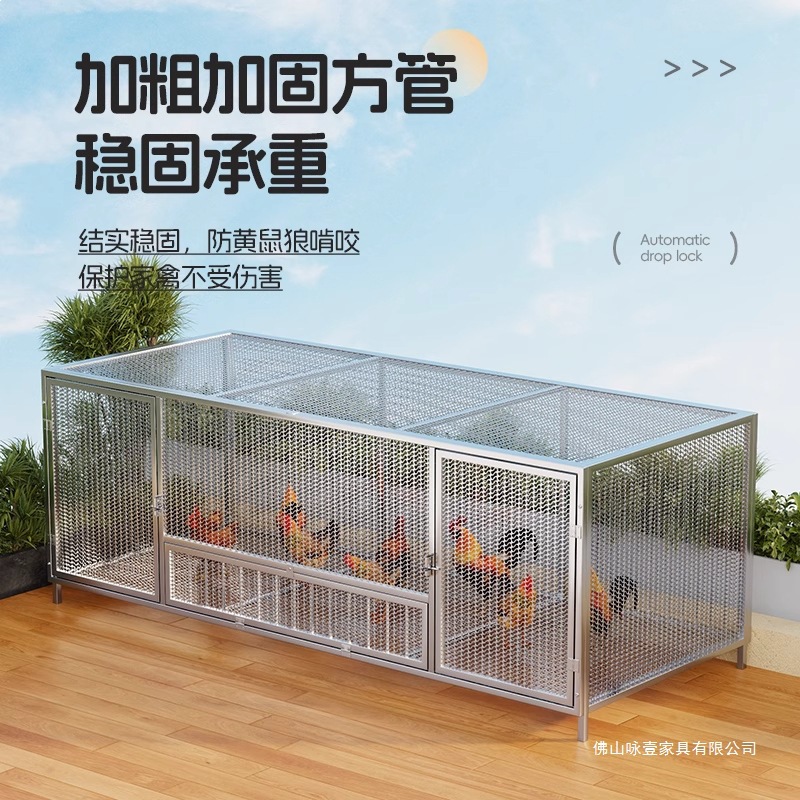 Buitenkooi voor kippen en eend - Rabbit Cage Wire recensie en prijs