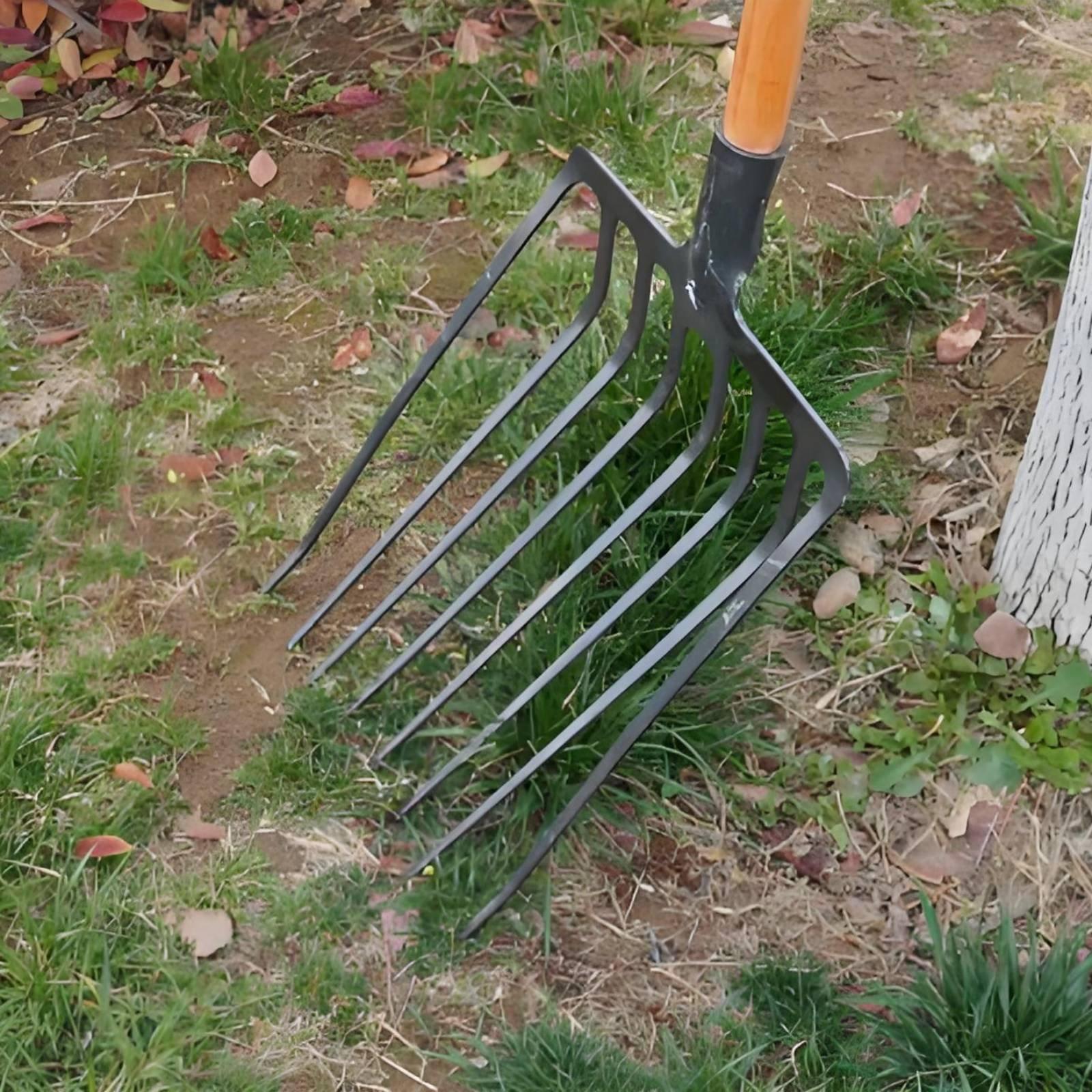 Enkelvoudige landbouwvork met  - Farming Agriculture Tools recensie en prijs